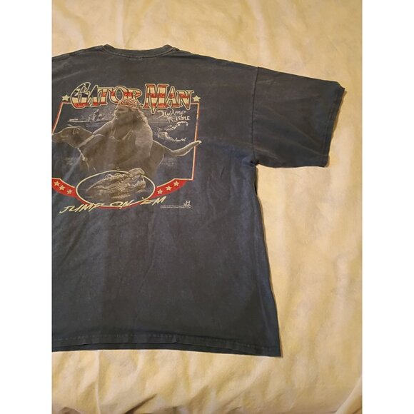Swamp People Gator Man Graphic Tee 2XL Short Sleeve - Picture 6 of 8